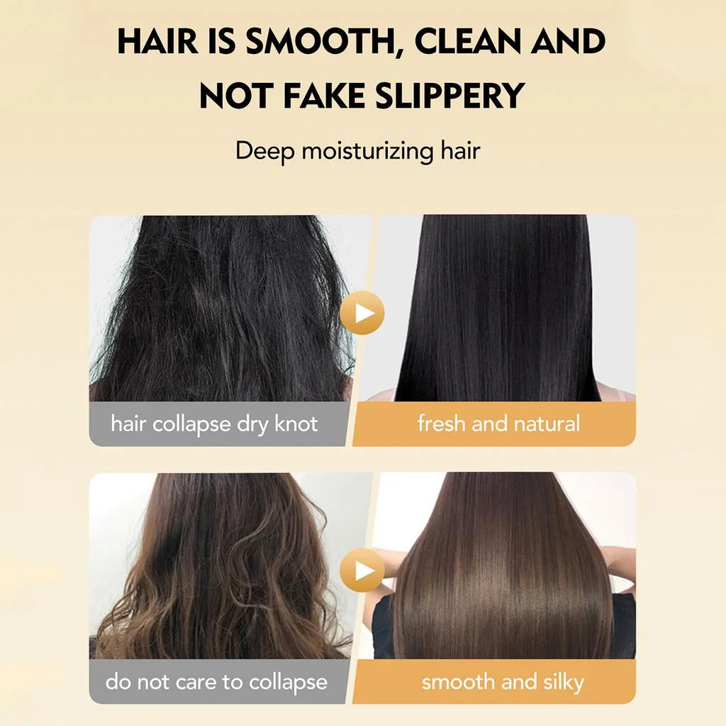 ✨Spray Huile Miracle - Réparation Cheveux Secs, Bouclés & Abîmés"