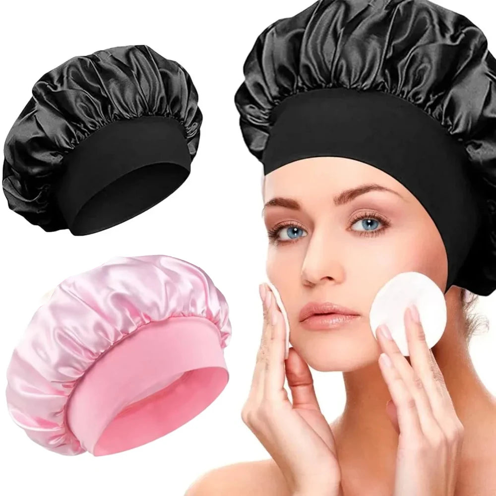 🧢 Bonnet de Nuit en Satin - Préserve Tes Boucles & Ton Hydratation